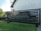 Brama 4000x1500 mm OC real 7016