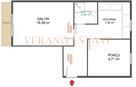 2 pok- 43 m² | Winda | Balkon | oddzielna kuchnia - 5