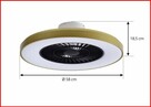 Wentylator sufitowy z oswietleniem - 12
