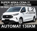 Ford Transit Custom 136KM Automat Super Niska Cena L2 Full Led Dostępny od ręki !!