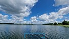 Działka nad jeziorem z fundamentem, W+E, Mazury - 7
