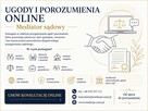 Ugody i porozumienia online | Mediator sądowy | Zdalnie - 2