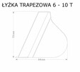 łyżka trapezowa profilująca do koparki, łyżki 1 - 18 T - 8