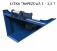 łyżka trapezowa profilująca do koparki, łyżki 1 - 18 T