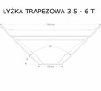 łyżka trapezowa profilująca do koparki, łyżki 1 - 18 T - 6