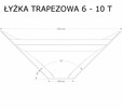 łyżka trapezowa profilująca do koparki, łyżki 1 - 18 T - 9