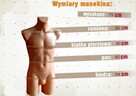 Manekin Tors Damski Długi Beżowy Plastik cielisty Wystawowy - 8