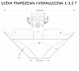 łyżka trapezowa profilująca do koparki hydrauliczna 1 - 18 T - 3