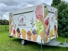 Przyczepa gastronomiczna do lodów, mobilna lodziarnia, food - 2
