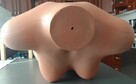 Manekin Tors Damski Długi Beżowy Plastik cielisty Wystawowy - 6