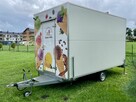 Przyczepa gastronomiczna do lodów, mobilna lodziarnia, food - 6