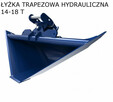 łyżka trapezowa profilująca do koparki hydrauliczna 1 - 18 T - 13