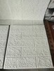 Samoprzylepne Panele ścienne 3D na ścianę białe cegła naklejki - 2
