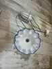 Stara lampa wisząca kuchenna z przeciwwagą porcelanową - 6