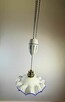 Stara lampa wisząca kuchenna z przeciwwagą porcelanową - 2