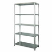 Regał magazynowy metalowy 185 × 100 × 40 cm – używany, stan
