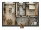 2 pokoje | 41,32 m² | Balkon | 10. piętro | Opole, ul. Koszyka - 3