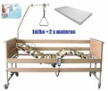 Kompletne łóżko rehabilitacyjne elektryczne + 2 nowe materace