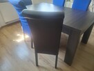 Stół Black Red White + 6 krzeseł, pokrowce GRATIS ! - 6