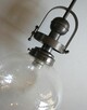 Oryginalna lampa sufitowa żyrandol mosiądz patynowany szklan - 6