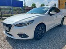 Mazda 3 SALON PL. pierwszy wł. BIAŁA PERŁA Ksenony Kamera Alu18 - 8