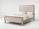 Zestaw sypialniany glamour łóżko 160x200 + 2 szafki FV VAT - 4