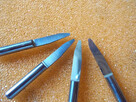 10szt. Frez grawerski węglik 3,175mm 20st x1,0 - 3