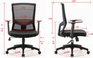 Nowy fotel ergonomiczny Czarny - 2