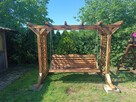 Huśtawka ogrodowa z pergola - 4