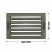 Ruszt żeliwny 22x15 do kominka Spartherm - 4