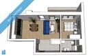 Apartament , obok METRA, garaż i balkon, BEZPOŚREDNIO - 3