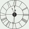 Zegar ścienny metalowy rzymski czarny retro 80 cm - 2