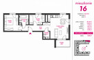 58 m² | 3 pokoje z balkonem | Kamionek - 2