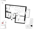 Nowe mieszkanie 46,92 m² z przestronnym salonem - 2