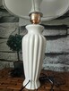 Biała ceramiczna lampa stołowa Lampka nocna Oświetlenie - 5