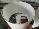 Biała ceramiczna lampa stołowa Lampka nocna Oświetlenie - 6