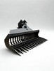 Łyżka skarpowa hydrauliczna ażurowa, grabie hydrauliczna 100