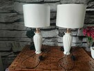 Biała ceramiczna lampa stołowa Lampka nocna Oświetlenie - 3