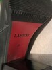 Buty damskie – skórzane kozaki czarne „Lasocki” - 6