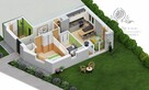 Krzyki/Klecina - Piękne mieszkanie 49,68m2 3pok. z ogordem o pow.100m2 - 13
