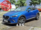 Mazda CX-3 4x4, Klimatronic, Nawigacja, Reflektory LED, PDC, 2 kpl. kół