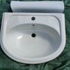 Umywalka łazienkowa z nogą-biała - 3