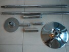 M-pole dance rura statyczno obrotowa chrom 45 materac 120/10 - 10