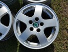 Felgi Skoda 14 5x100 6J ET43 6Y0-025 Fabia komplet 57,1mm - 6