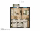 2 pokoje z balkonem, Planty, 46,2 m², Winda - 8