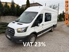 Ford Transit L4H3 Jumbo Doka Brygadówka  6 osobowy klima Niski Przebieg 62tys - 1