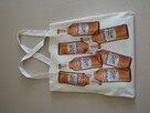 Duża bawełniana torba plażowa, piknikowa Żywiec typu shopper - 6