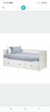 Łóżko rozkładane Hemnes plus szafa 2 drzwiowa Brimnes Ikea. - 1