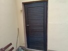 Solidne drzwi drewniane brązowe zewnętrzne gospodarcz 85x190 - 5