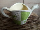 naczynia konewka ceramiczna wykonane ręcznie do domu ogrodu - 4